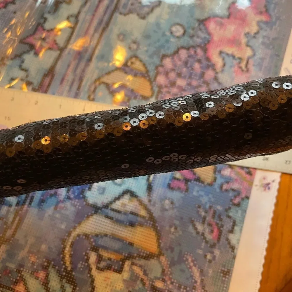 ANN TAYLOR Sequin Clutch w Chain NWT